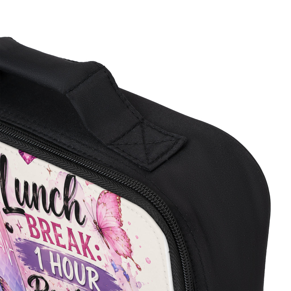 Cute Nurse Lunch Bag | Nurse Life Lunch Tote | Pink Butterfly Nurse Gift | Nurse Aesthetic Lunch Bag