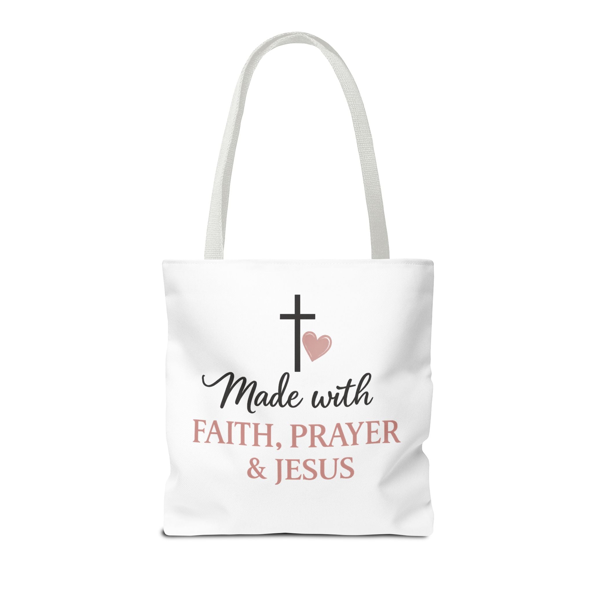 Christian Tote Bag for Women | Jesus Is My Main Ingredient | Faith Based Tote | Bible Study Bag | Church Bag | Philippians 4:13 Gift