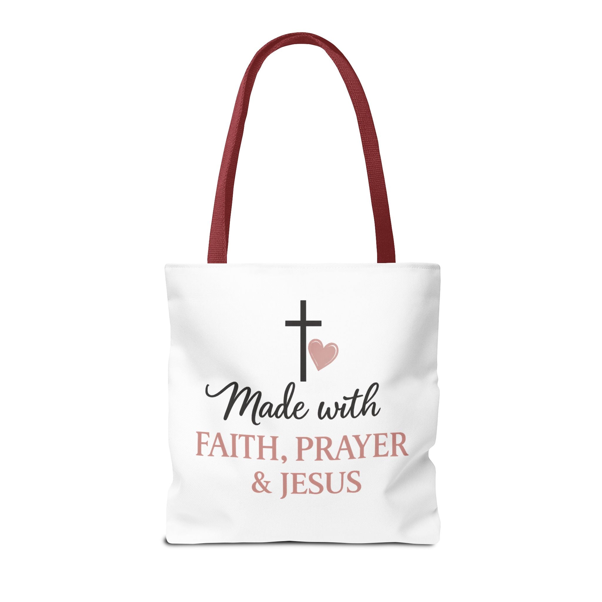 Christian Tote Bag for Women | Jesus Is My Main Ingredient | Faith Based Tote | Bible Study Bag | Church Bag | Philippians 4:13 Gift