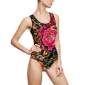 Floral Wild Bloom Leopard One-Piece Swimsuit
