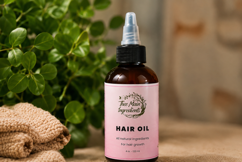 Coffee Infused Hair Growth Oil by Thee Main Ingredients